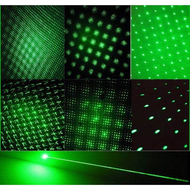 [XÃ KHO] ĐÈN PIN LASER 303 TIA SÁNG XANH, NHIỀU HÌNH [HCM]