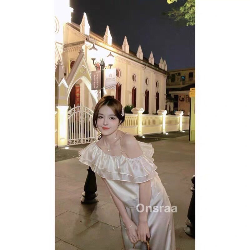 💯ÁO LỆCH VAI HAI TẦNG BÈO NHÚN💯