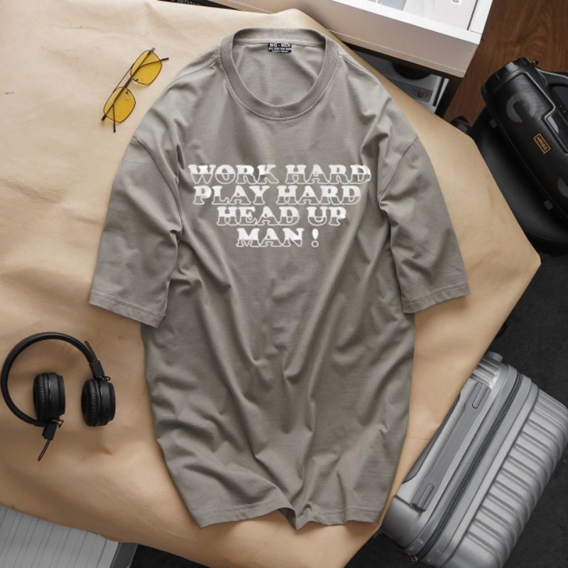 (bigsize) Áo thun cotton nam nữ mặc đep bigsize 50-130kg - in chữ