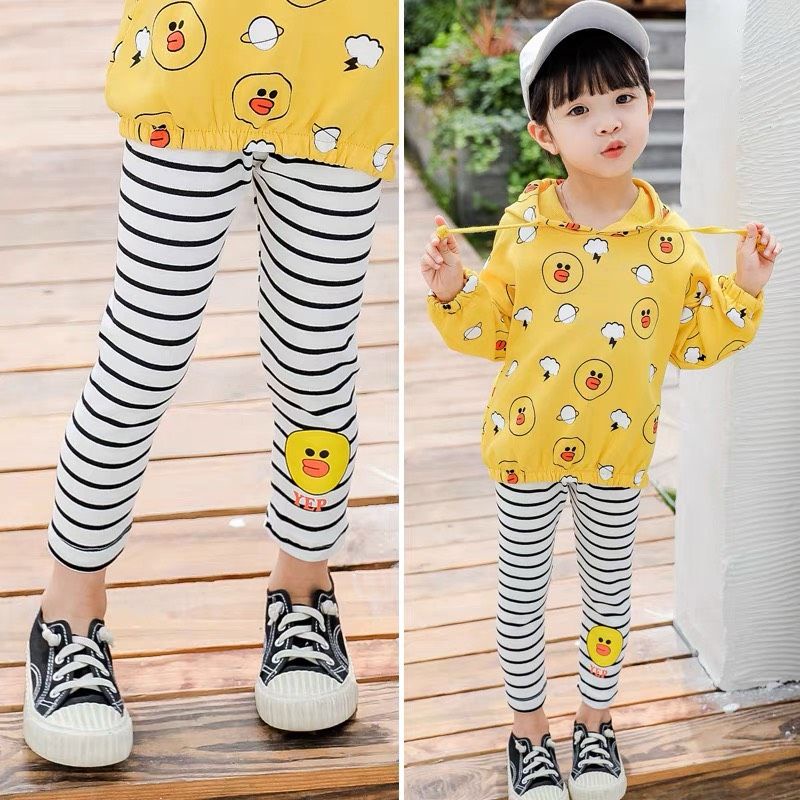 Quần legging in hình thú, quần dài cho bé