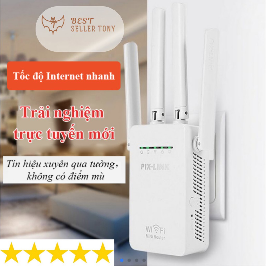 Thiết bị kích sóng tăng cường Wifi mạnh mẽ