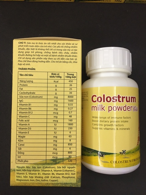 Sữa Non Colostrum Milk Powder 100G
