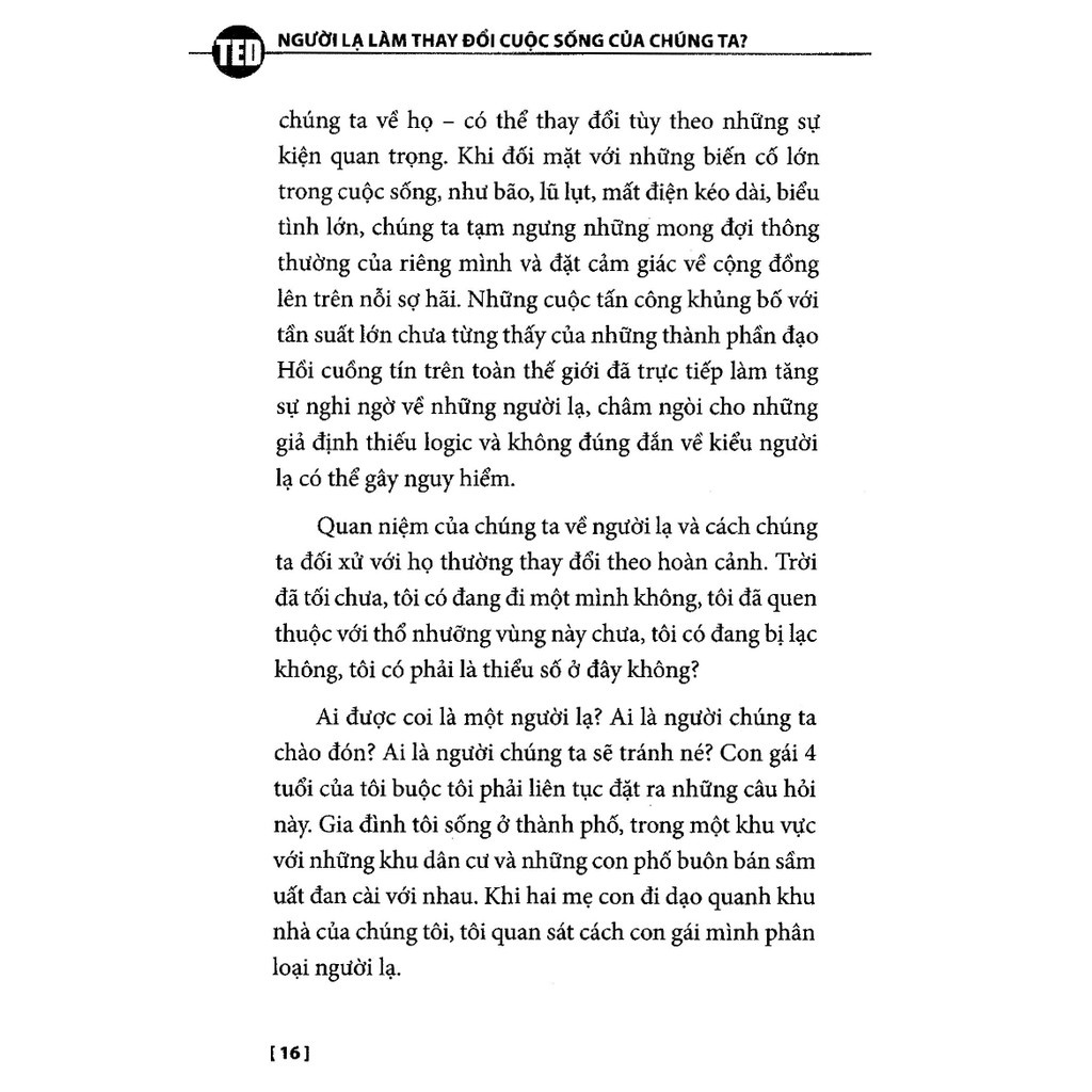 Sách - TedBooks Người Lạ Làm Thay Đổi Cuộc Sống Của Chúng Ta Tặng Bookmark