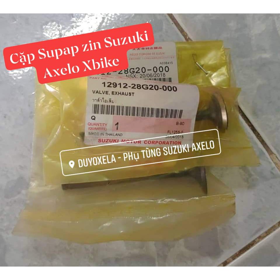 Cặp Supap zin Suzuki Axelo - Xbike