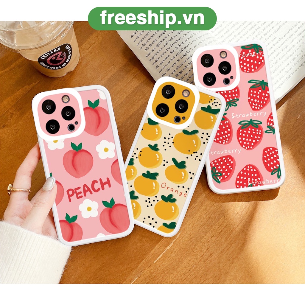 Ốp lưng iphone Hoa Quả bóng cạnh vuông 6/6plus/6s/6splus/7/7plus/8/8plus/x/xr/xs/11/12/13/pro/max/plus/promax
