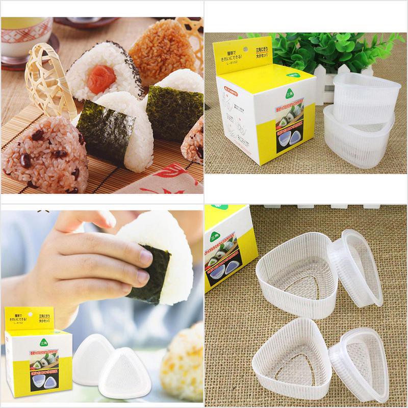 1 Bộ 2 Khuôn Làm Cơm Nắm Hình Tròn