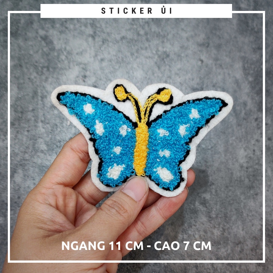 Sticker ủi áo hoa thêu cao cấp - DÙNG LÀM BÔNG CÀI ÁO HAY HÌNH ỦI ÁO TRANG TRÍ VÁY, ĐẦM, ÁO DÀI HOẶC LÀM MIẾNG VÁ ÁO