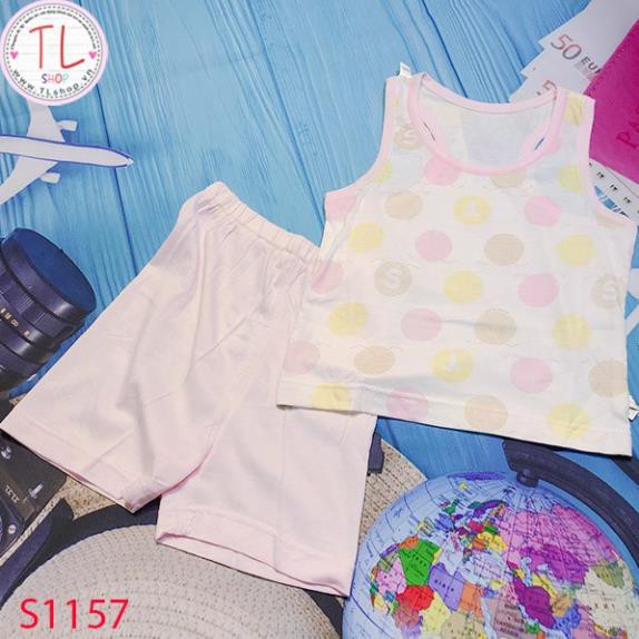 Thời Trang Trẻ Em -Đồ bộ ba lỗ họa tiết chấm bi nam nữ – Quần Áo Bé Trai - Bộ Bé Trai - Quần Áo Bé Gái - Bộ Bé