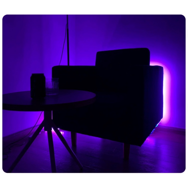 Đèn led RGB nháy theo nhạc, kết nối bluetooth điều khiển qua app điện thoại, kháng nước, có điều khiển hồng ngoại