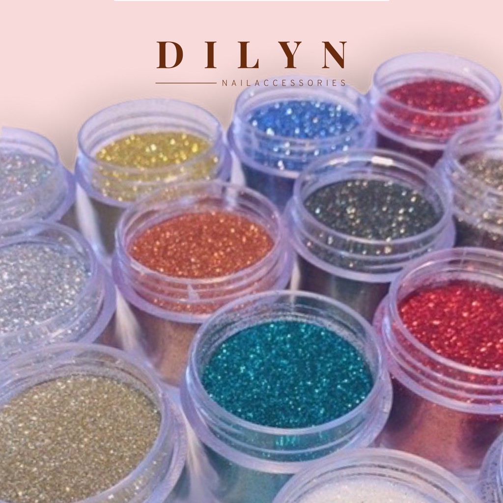 Phụ Kiện Nail - Hũ 10g Nhũ Kim Tuyến Trang Trí Móng