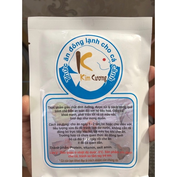 Tim bò KIM CƯƠNG_loại[Tổng Hợp]_gói/100g_thức ăn chăm sóc cho cá cảnh_an toàn bể cá_thú vui thủy sinh_betta_guppy_7_koi.