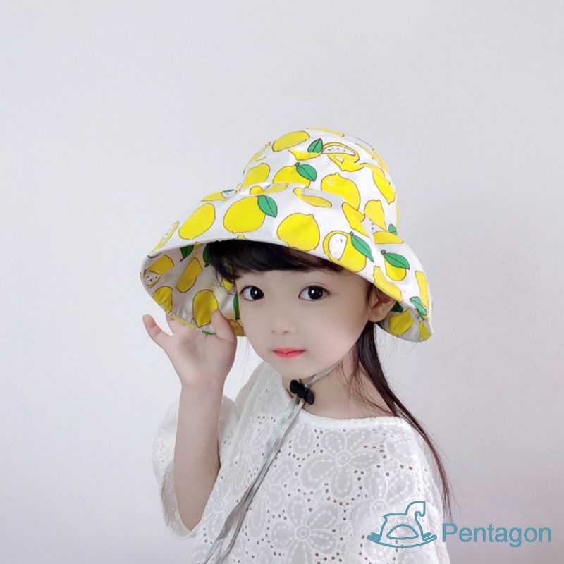 Nón Tai Bèo Hai Mặt Gấp Gọn Dùng Khi Đi Câu Cá/Cắm Trại Ngoài Trời Cho Bé