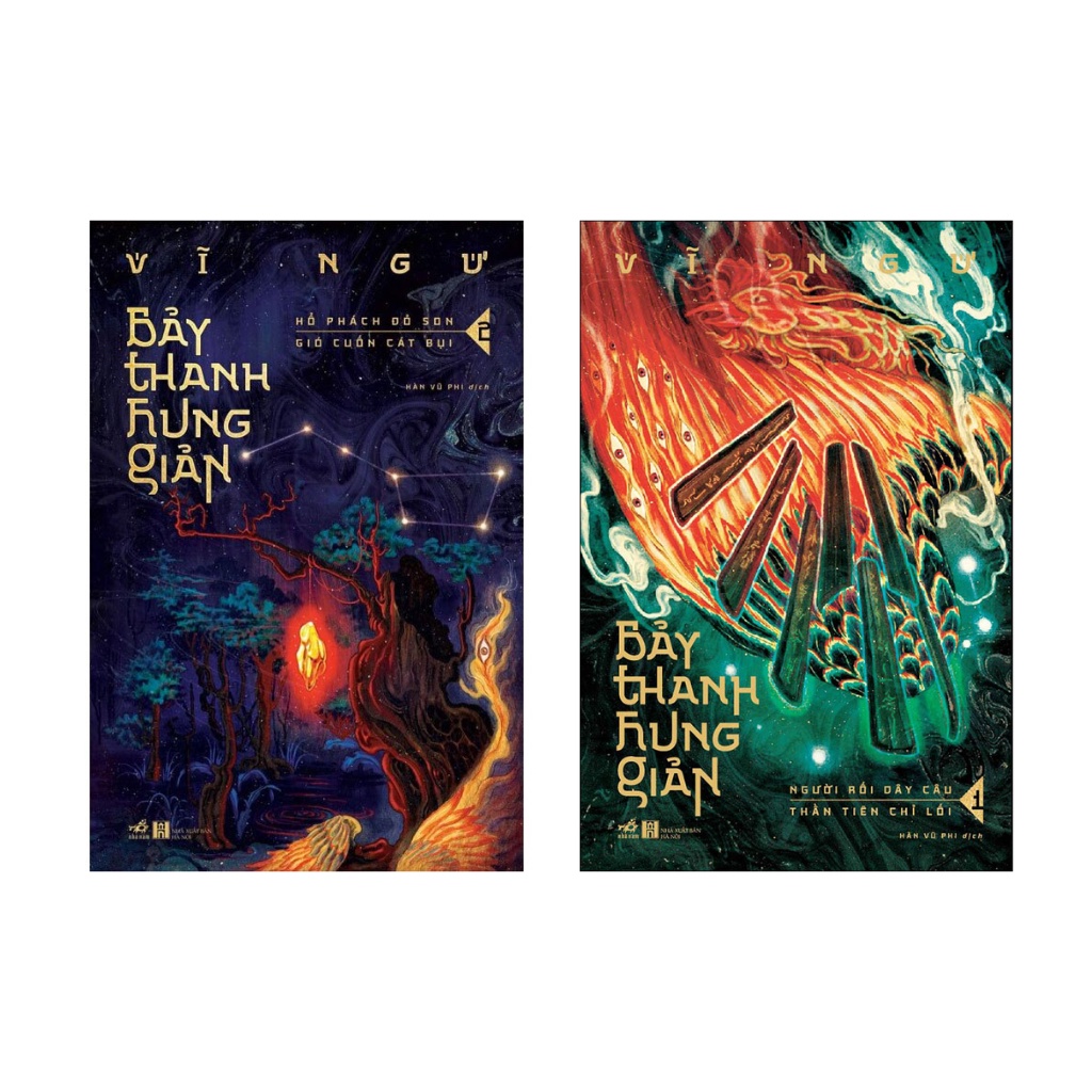 Sách Combo 2c:Bảy thanh hung giản (Tập 1) + Bảy thanh hung giản (Tập 2) nn