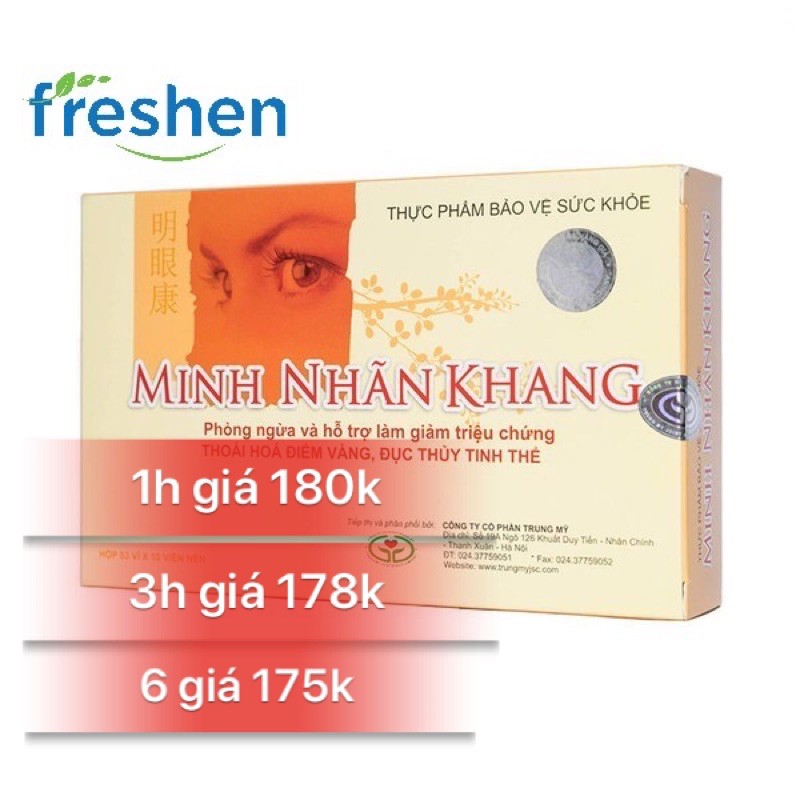 ✅[Chính Hãng ] Mình nhãn khang , xoá tan nỗi lo về mặt , phòng ngừa mù loà | BigBuy360 - bigbuy360.vn