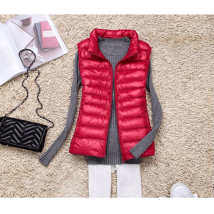 (Sẵn) Áo gile lông vũ nhẹ đẹp ấm | BigBuy360 - bigbuy360.vn