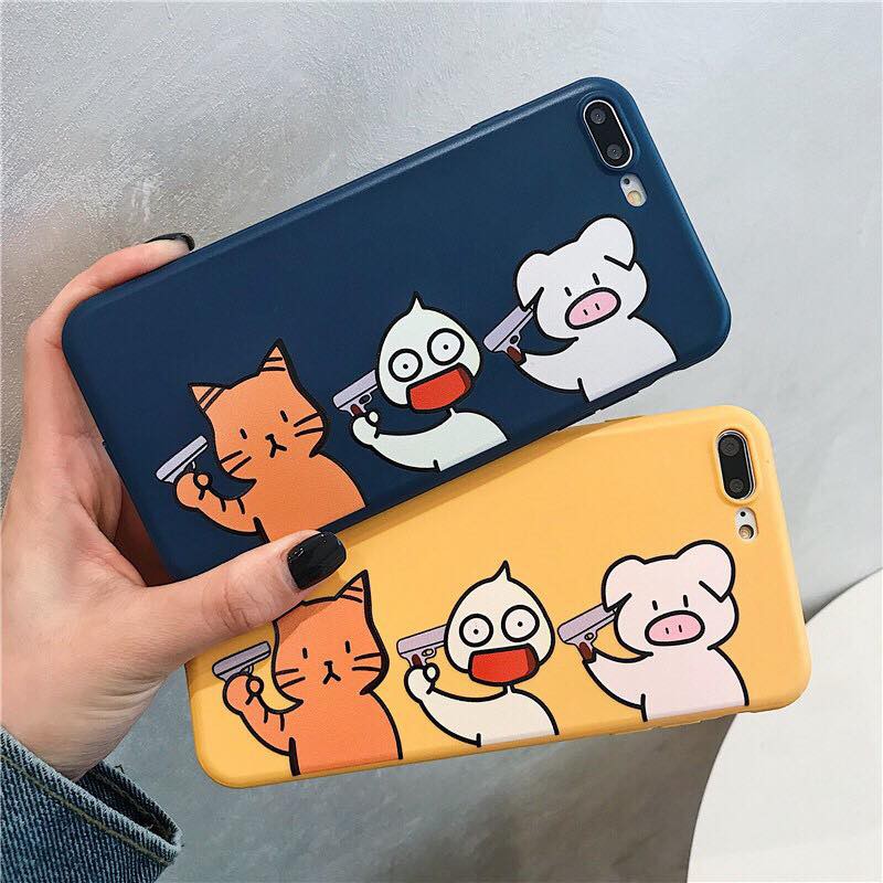 Ốp iPhone dẻo mèo tự sát cho 11/11pro/11promax/x/xs/xr/xsmax/6/7/8/plus/splus/12 pro max/13 pro max-a207