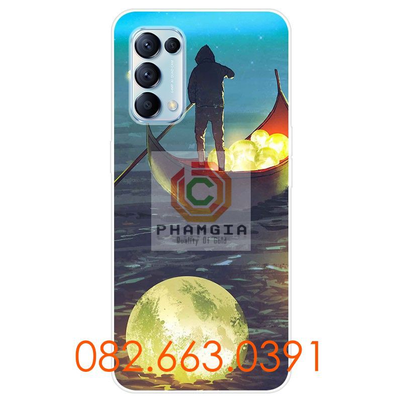 Ốp lưng Oppo Reno 5 4G / 5G dẻo in hình dễ thương (p2)