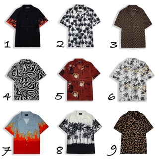 [ XẢ KHO ] Áo sơ mi cộc tay họa tiết unisex dành cho nam nữ form rộng | DUYHI