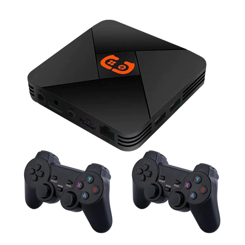 Máy Chơi Game Điện Tử 4 Nút PS 5600 - Android Tivi &amp; Game Box - Kết Nối Cổng HDMI - 4K - Kèm 2 Tay Cầm Không Dây Cao Cấp
