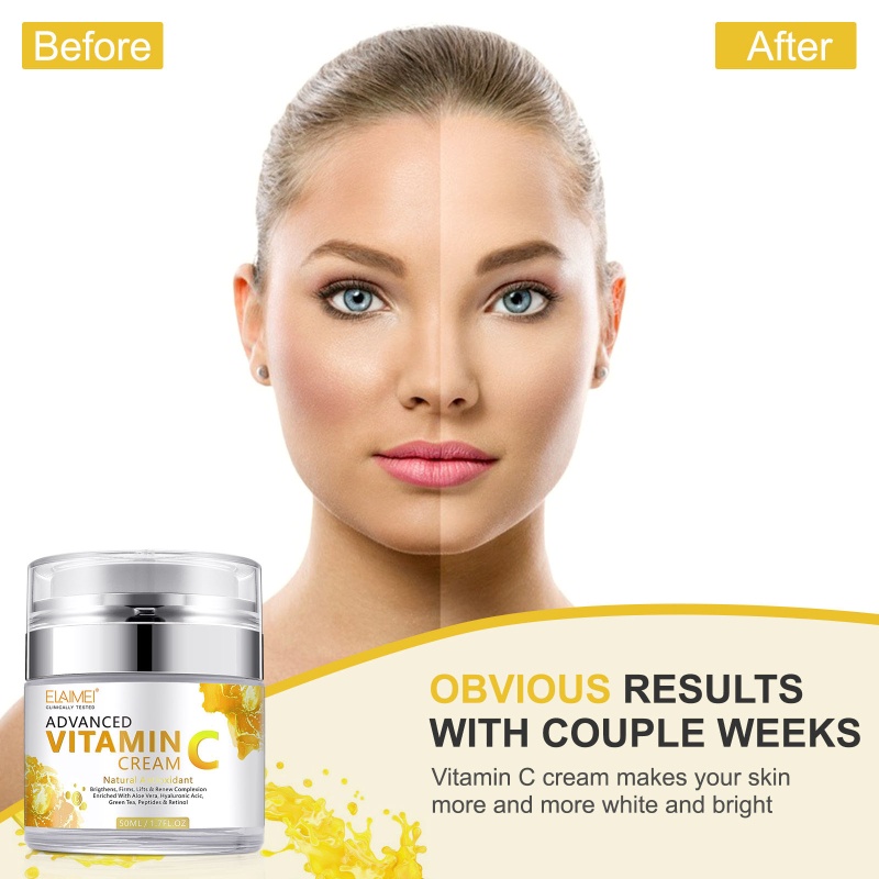 Kem Vitamin C Dưỡng Ẩm Chống Nếp Nhăn Chăm Sóc Da Mặt Thương Hiệu Bioaqua