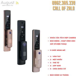 Khóa cửa vân tay August XS921