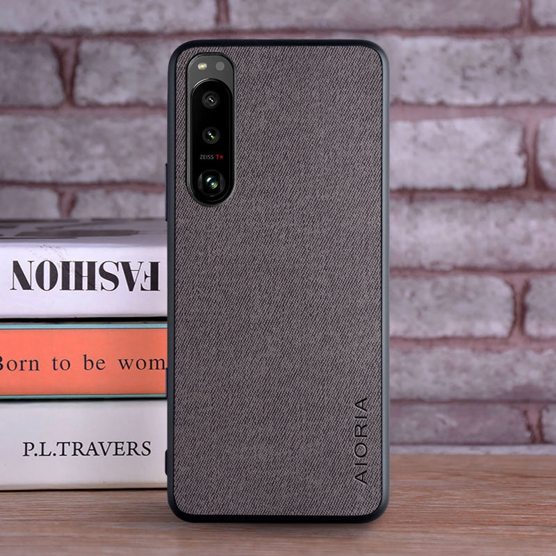 Ốp Điện Thoại Da Viền TPU Dẻo Sang Trọng Thời Trang Cho Sony Xperia 1 5 10 iii ACE 2 Pro