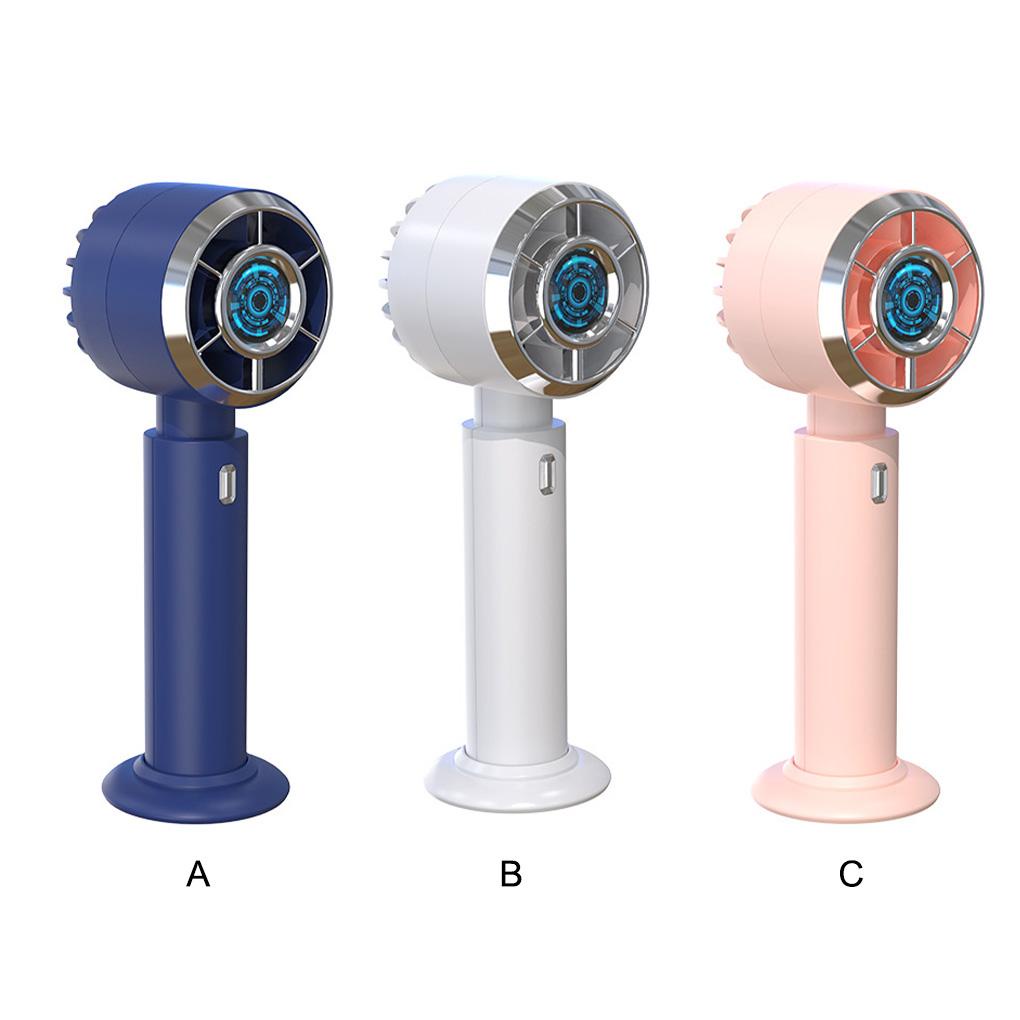 Quạt Làm Mát Cầm Tay / Đeo Cổ Bằng Nhựa Ít Ồn Có Thể Điều Chỉnh Và Sạc Lại