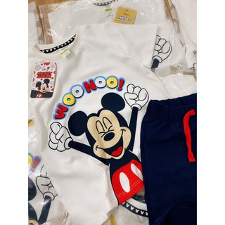 Bộ cotton bé trai hàng xuất dư