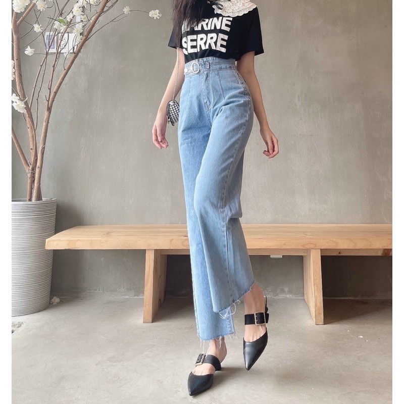 [ Mã FAGREEN55 giảm 10% tối đa 30K đơn 99K] Quần culottes jean mẫu mới ( hình thật )