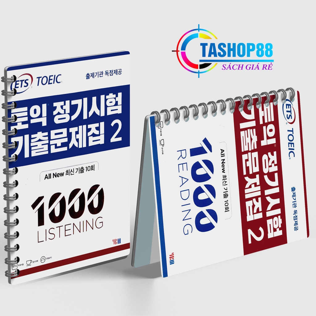 ETS TOEIC 2020  _Tặng kèm file nghe cùng 10 bộ giấy thi TOEIC_ Đóng Gáy xoắn)