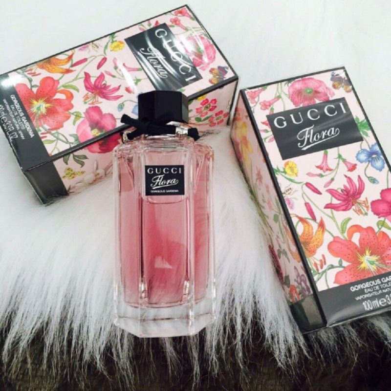 [𝑺𝒊𝒆̂𝒖 𝑮𝒊𝒂̉𝒎 𝑮𝒊𝒂́] Nước hoa nữ Gucci Flora By Gucci Gorgeous Gardenia Limited 100ml mã CJ09