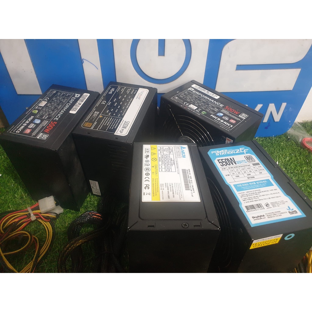 Nguồn công suất thực 500w  hàng nhập khẩu hàn quốc