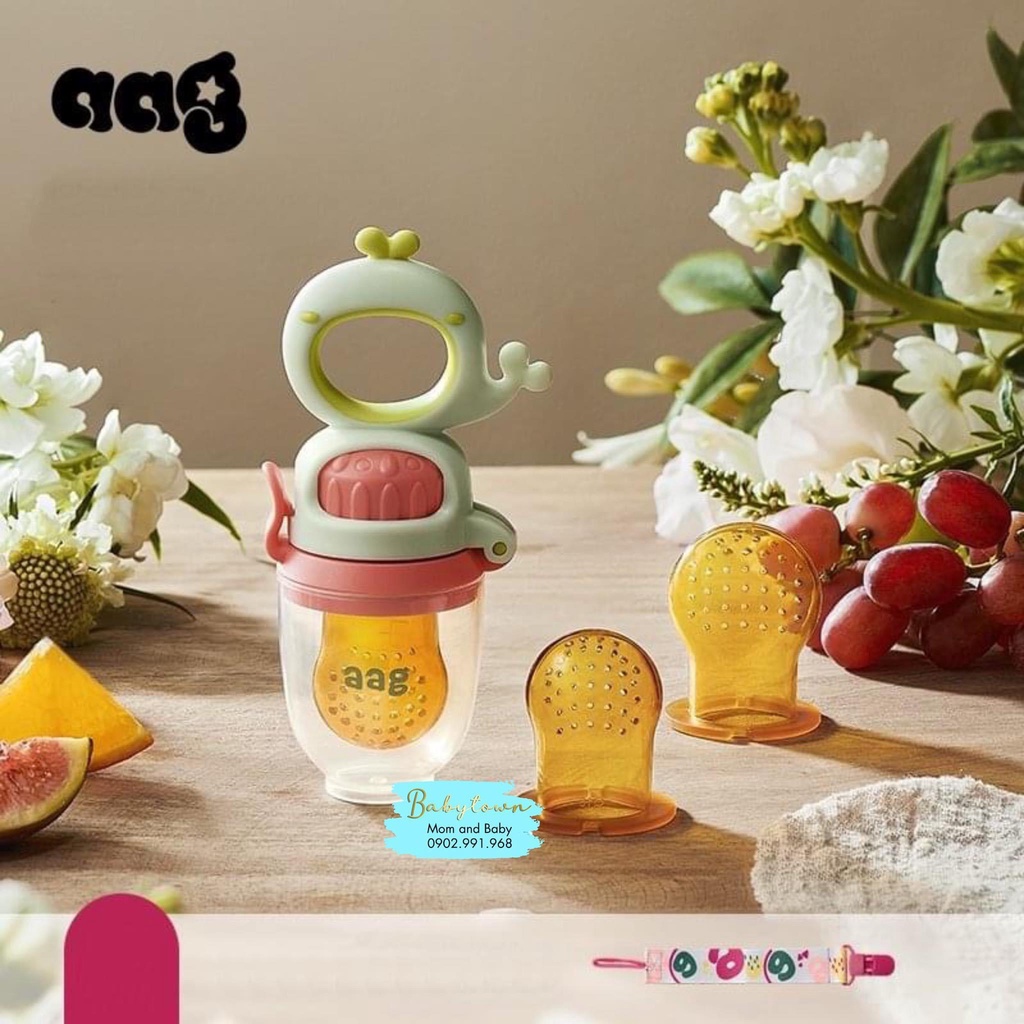 Túi nhai ăn dặm cho bé AAG, Túi nhai chống hóc cho trẻ tập nhai