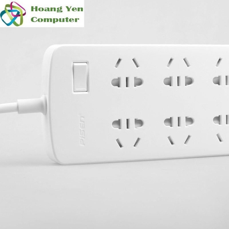 Ổ Cắm Điện Power Strip 008 8 Ổ Cắm Điện - BH 6 Tháng Chính Hãng - Hoàng Yến Computer