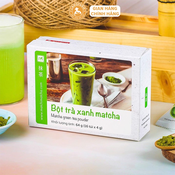 Bột trà xanh matcha túi L'angfarm Thương Hiệu Matchi Matcha