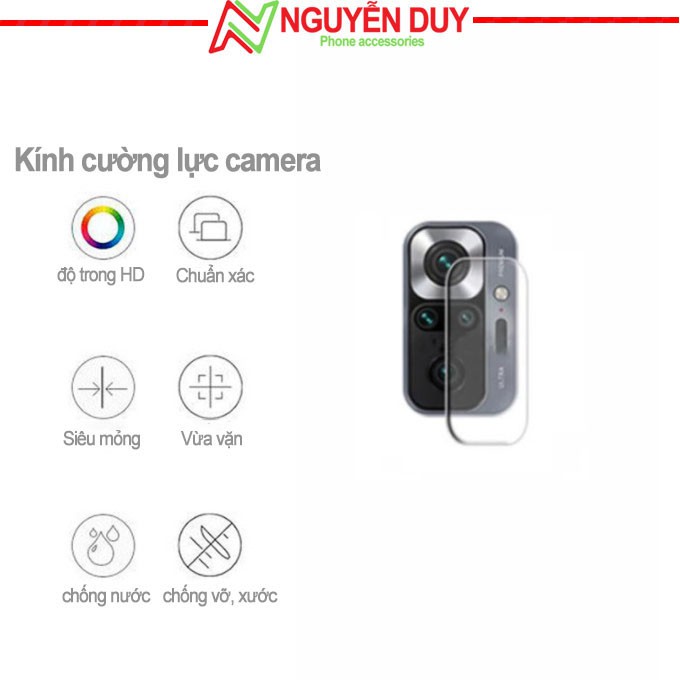 [Kính+Camera] Kính cường lực Redmi Note 10/ 10s/ 10Pro Full màn 9D+ kính cường lực camera Note 10Pro /10/10s