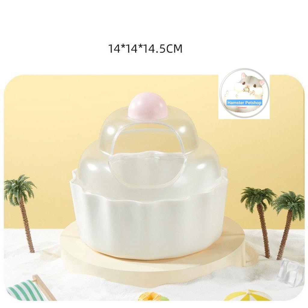Nhà tắm/ Nhà ngủ hình bánh cho Hamster