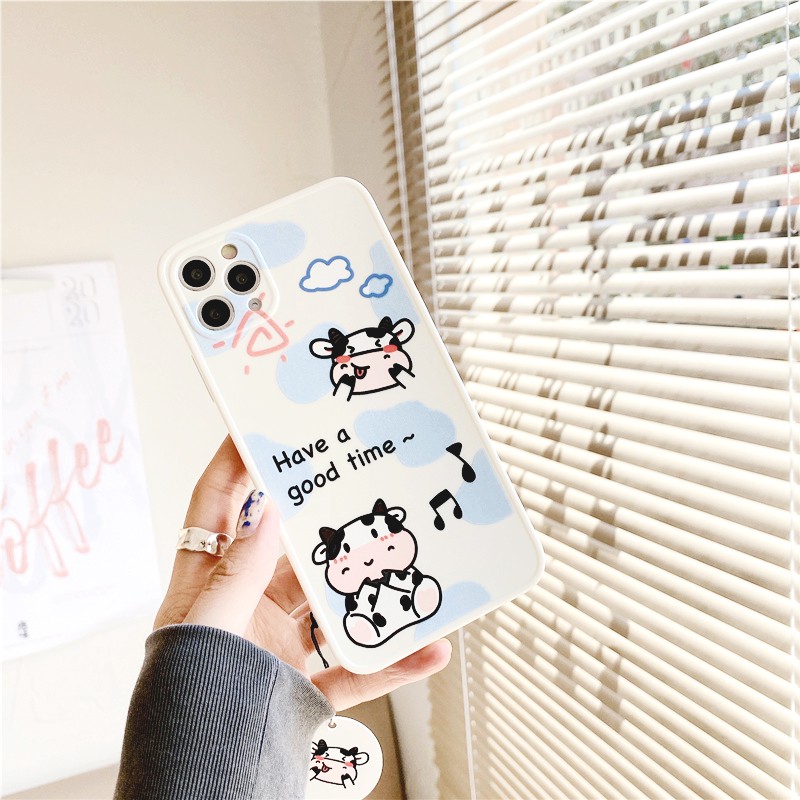 Ốp lưng iphone Sweet Cow IMD dày dặn viền nổi 5/5s/6/6plus/6s/6splus/7/7plus/8/8plus/x/xr/xs/11/12/pro/max/plus/promax | BigBuy360 - bigbuy360.vn