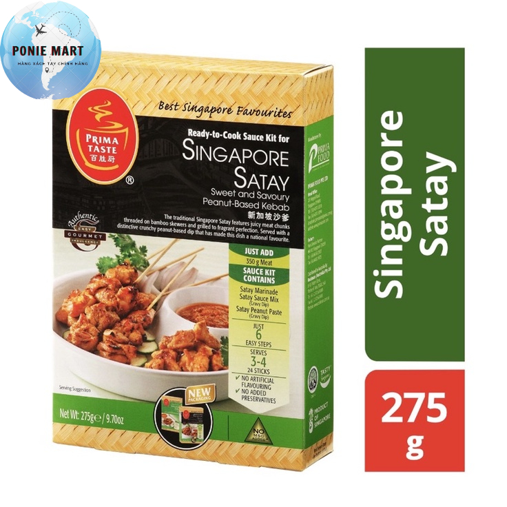 Gói gia vị Satay Singapore 275g
