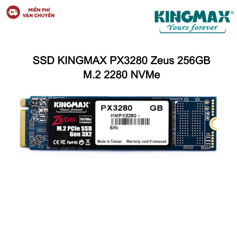 Ổ cứng SSD KINGMAX PX3280 Zeus 256GB M.2 2280 NVMe