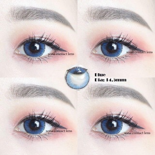 Lens mắt màu blue siêu xinh