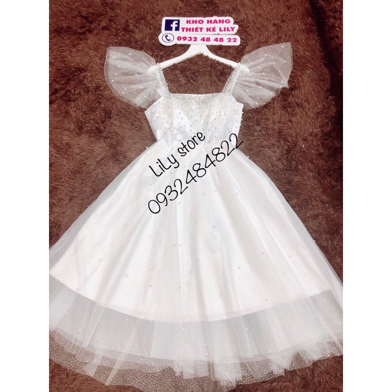 Ảnh và video thật 1000%  ( đầm công chúa )