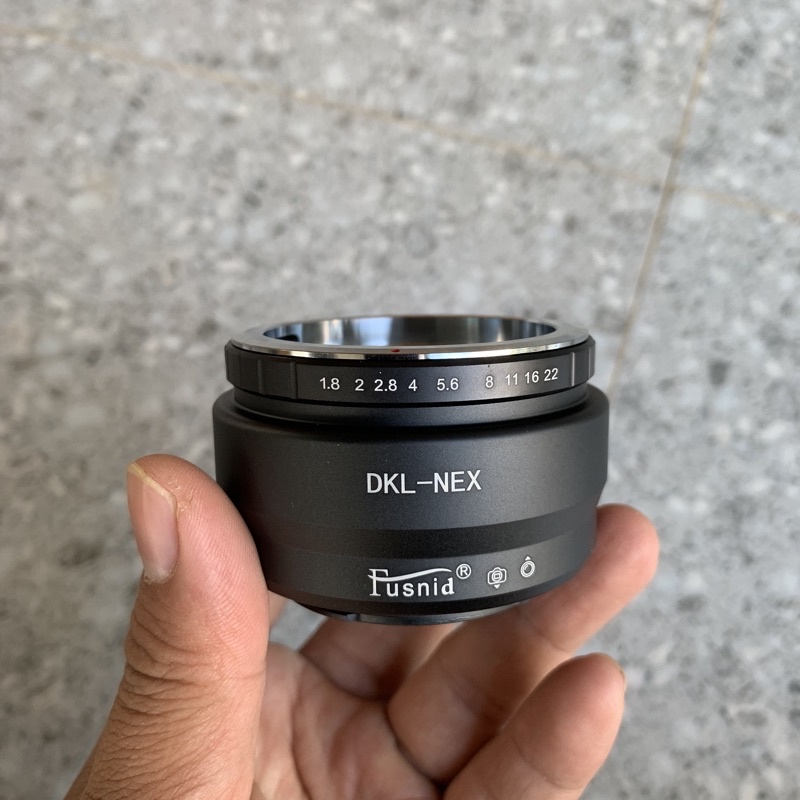 Ngàm chuyển DKL-Nex Fusnid - sử dụng lens DKL trên máy Sony E-mount