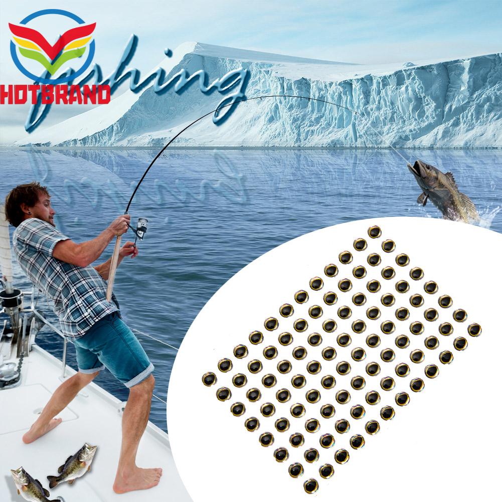 Set 100 Mắt Cá 3D Giả Dùng Để Câu Cá
