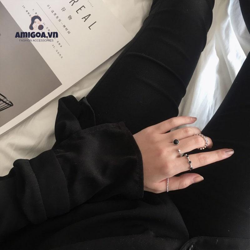 ✨✨Bộ Nhẫn Thời Trang Kiểu Dáng Cá Tính Độc Đáo Phong Cách Hàn Quốc