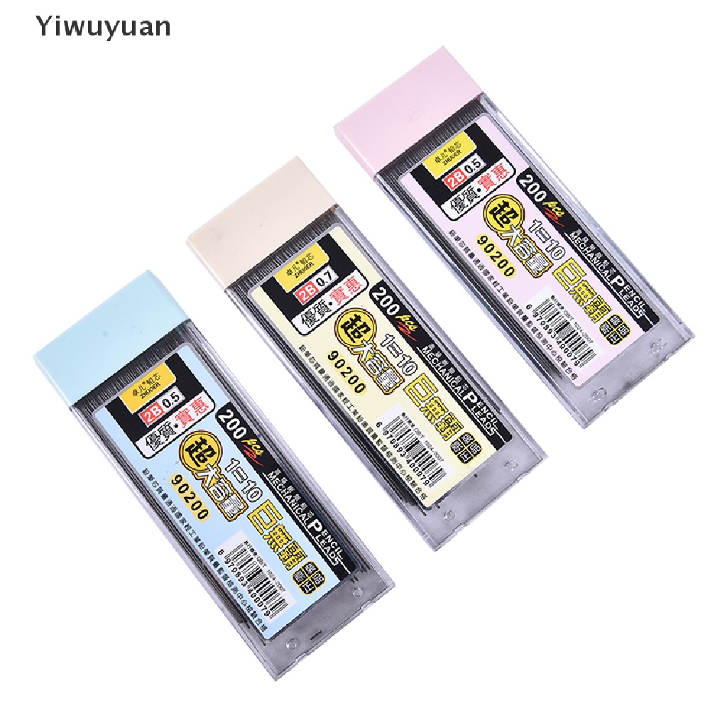 Hộp 200 Ngòi Chì Graphite 2B Cho Bút Chì Bấm