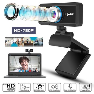 Webcam HD 720P chất lượng HD tích hợp micro cho máy tính