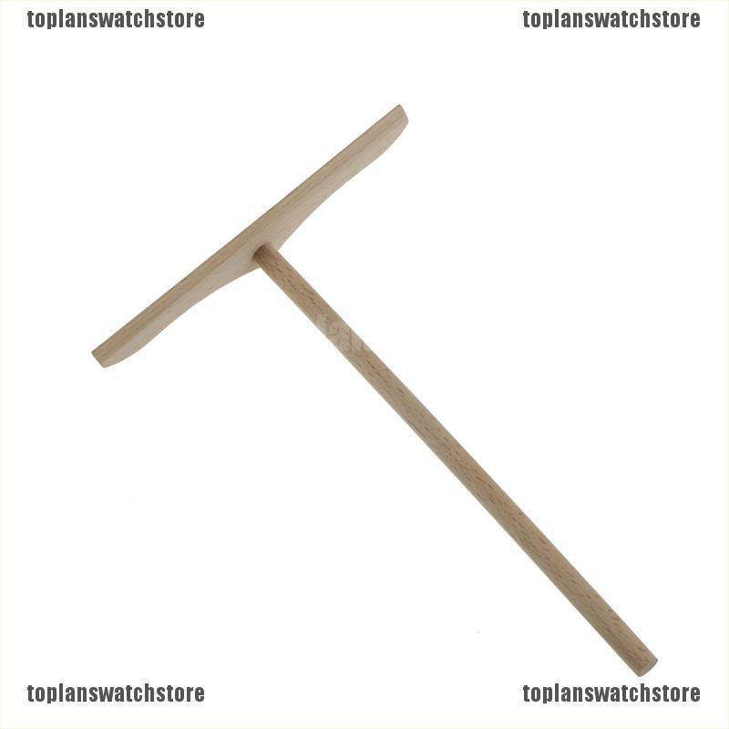 [COD Tope] Máy Làm Bánh Pancake Bằng Gỗ Crepe Tortilla Rake
