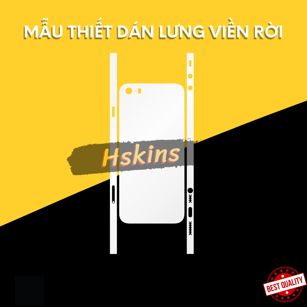 Miếng dán PPF cao cấp iPhone 5 / 5S / 5SE / 5C màn hình và mặt lưng