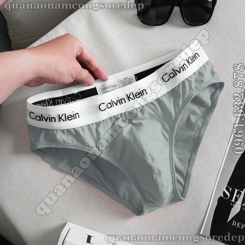 HỘP 4 QUẦN SỊP Quần lót nam Tam Giác CK  cao cấp chất liệu thun lạnh , Quần sịp nam Tam giác thun lạnh co giãn 4 chiều